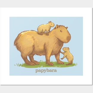 Pappy Capybara Posters and Art